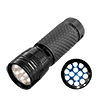 Flashlight with super bright LED diode