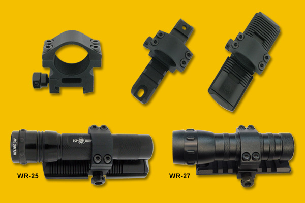 WR-25 / WR-27 Assembly for tactical flashlight