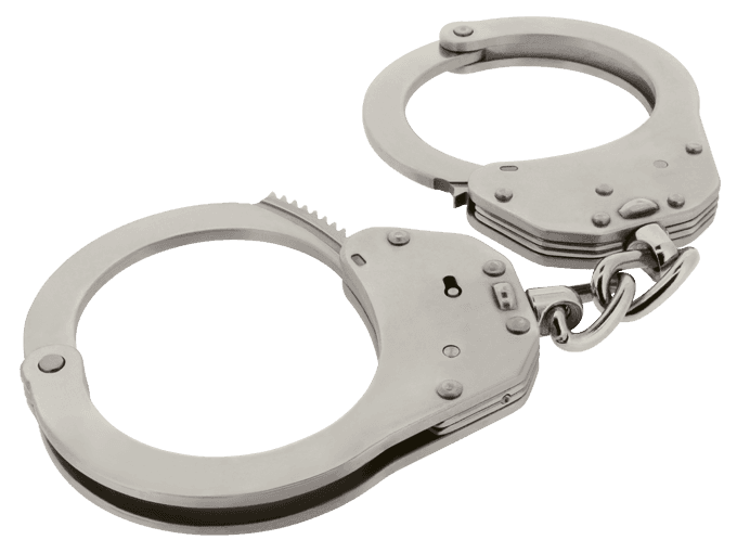 Stainless steel police handcuffs – HM-01